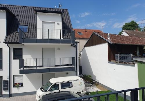 Blick aus den Balkon