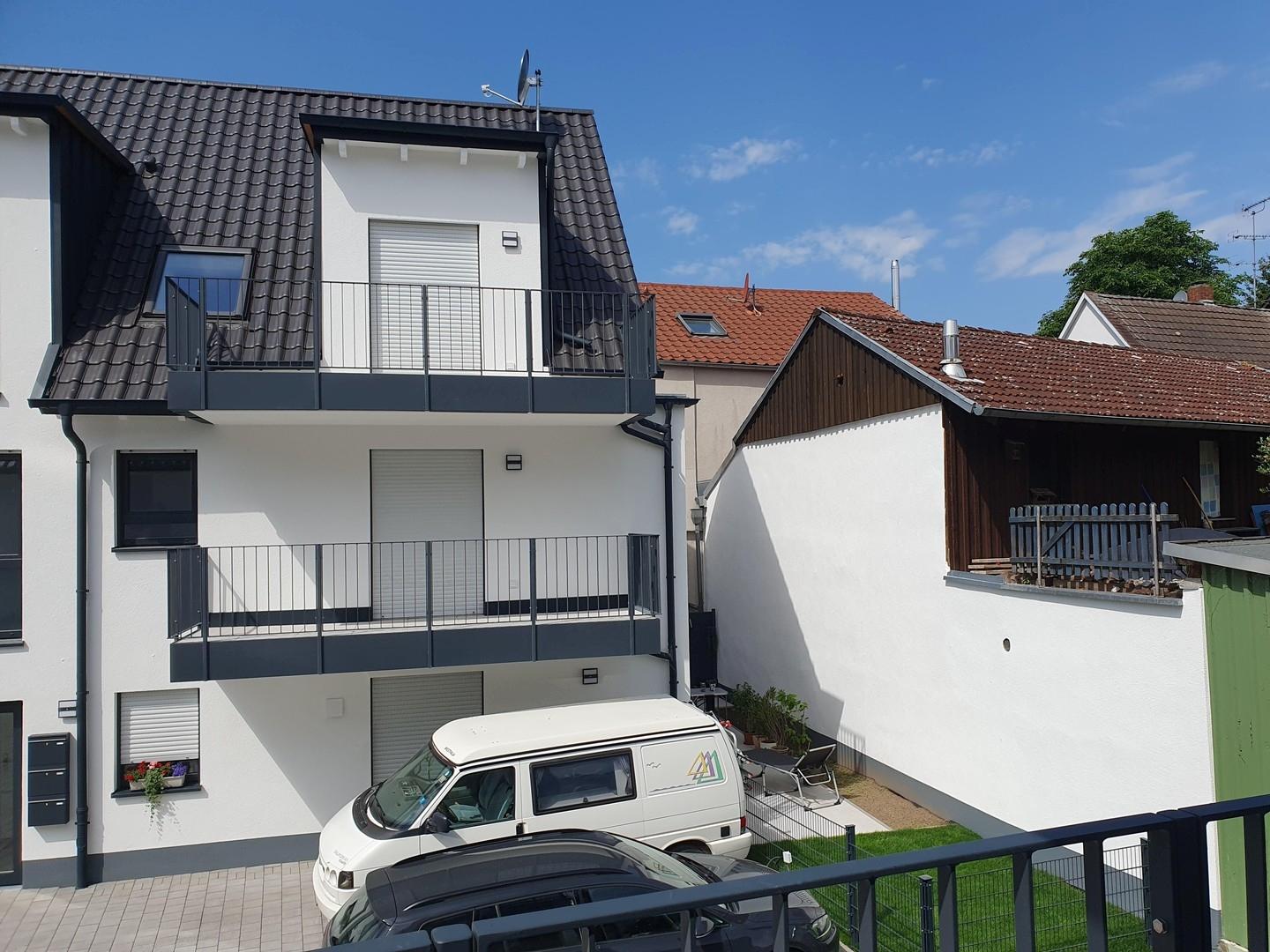 Blick aus den Balkon