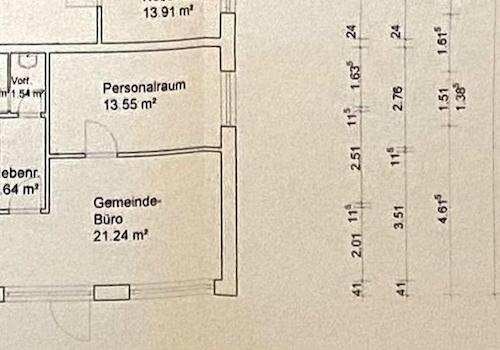 Keine Trennwand Büro Pers.raum
