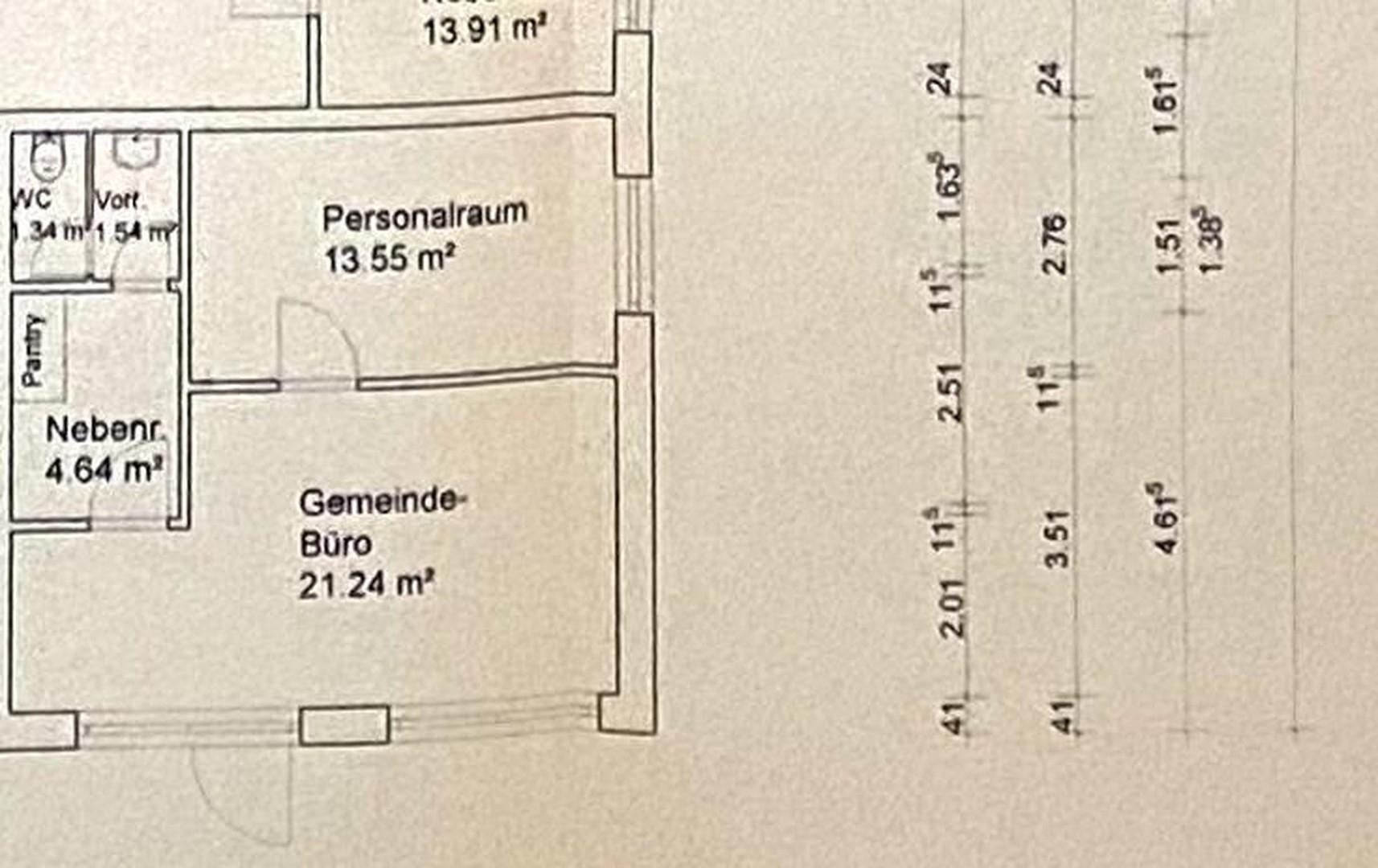 Keine Trennwand Büro Pers.raum