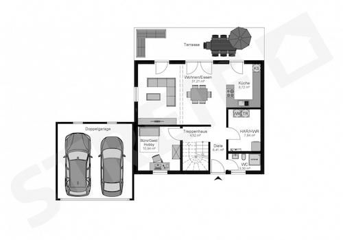 Grundriss EG