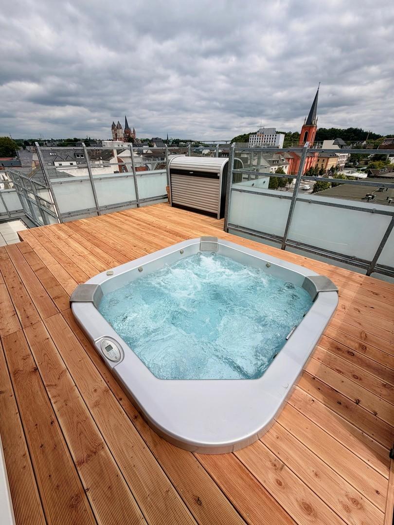 Jacuzzi mit Aussicht