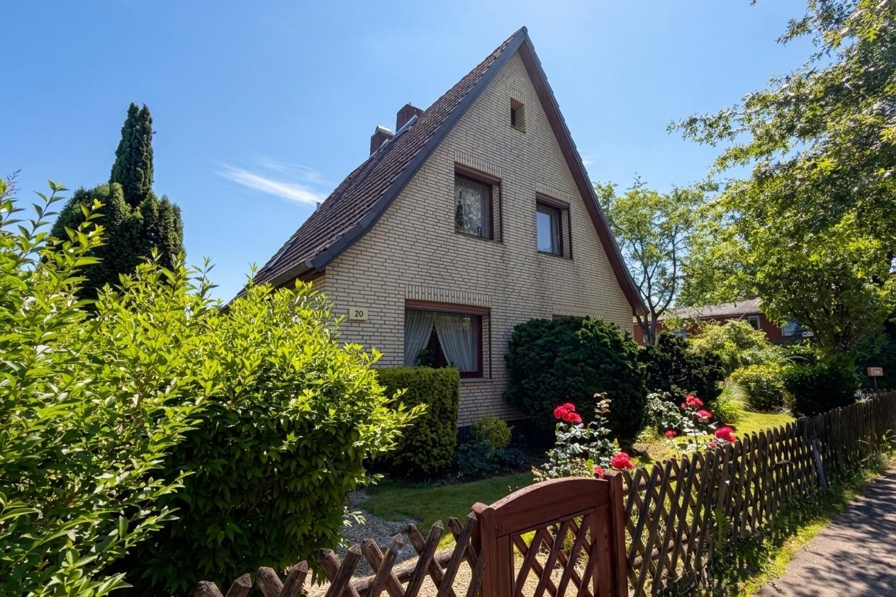 Blick zum Haus