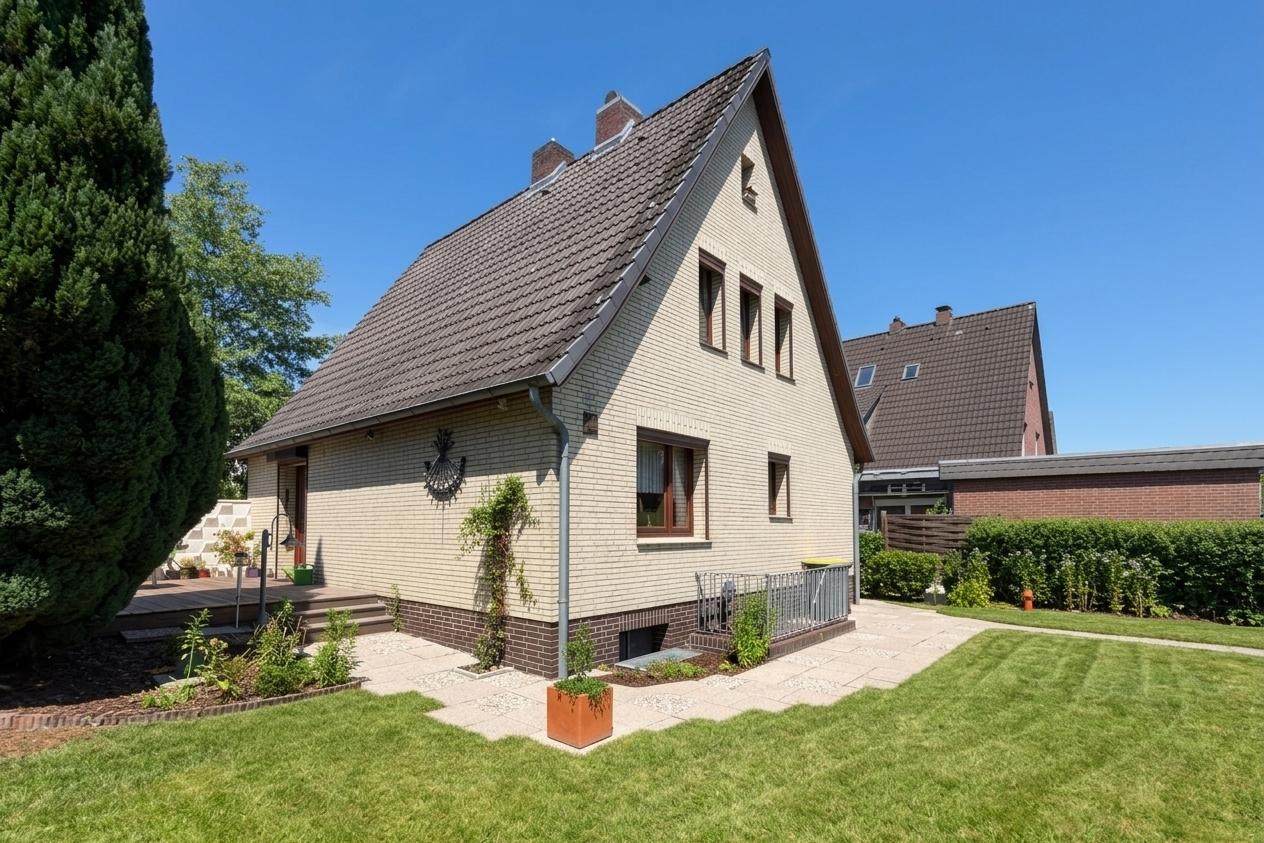 Hausrückseite
