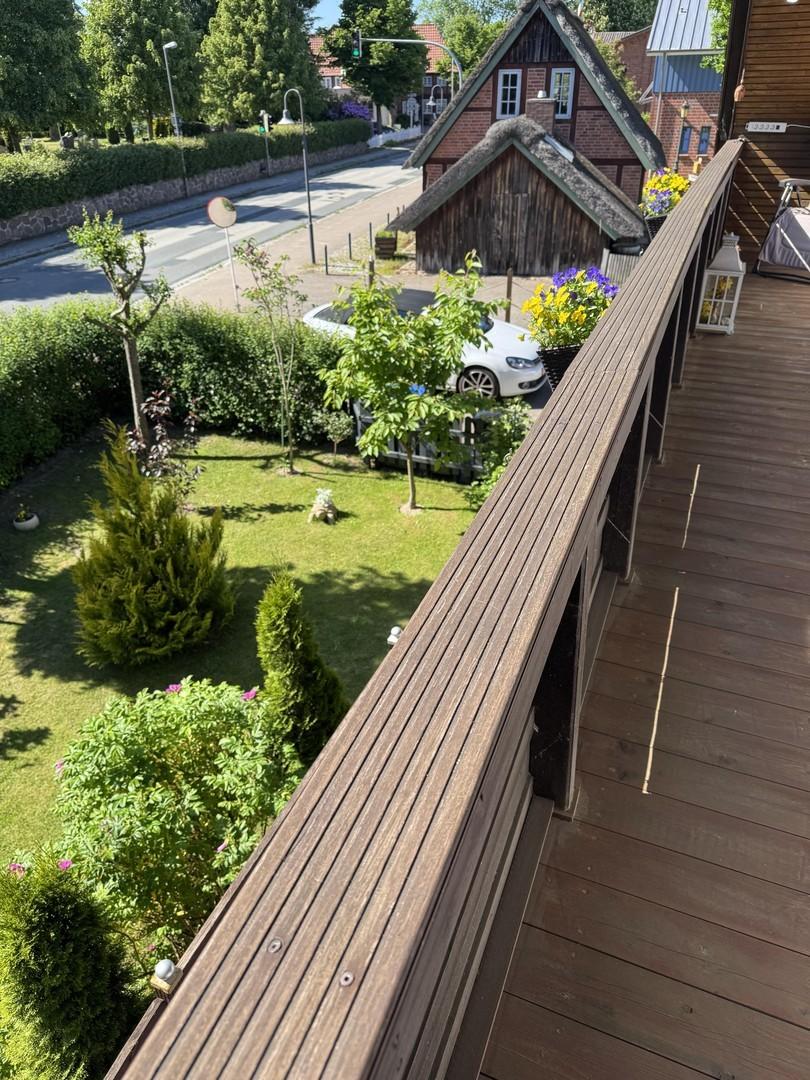 Blick vom Balkon