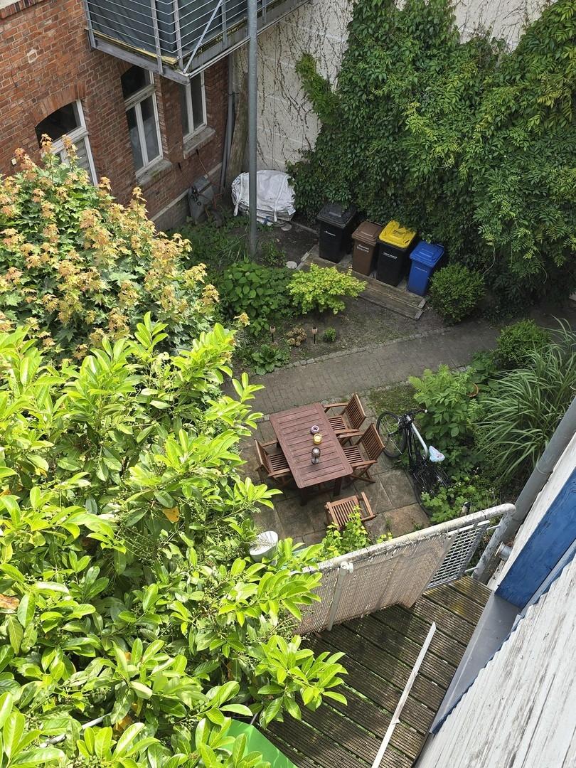 Terrasse für alle Mieter am Ho