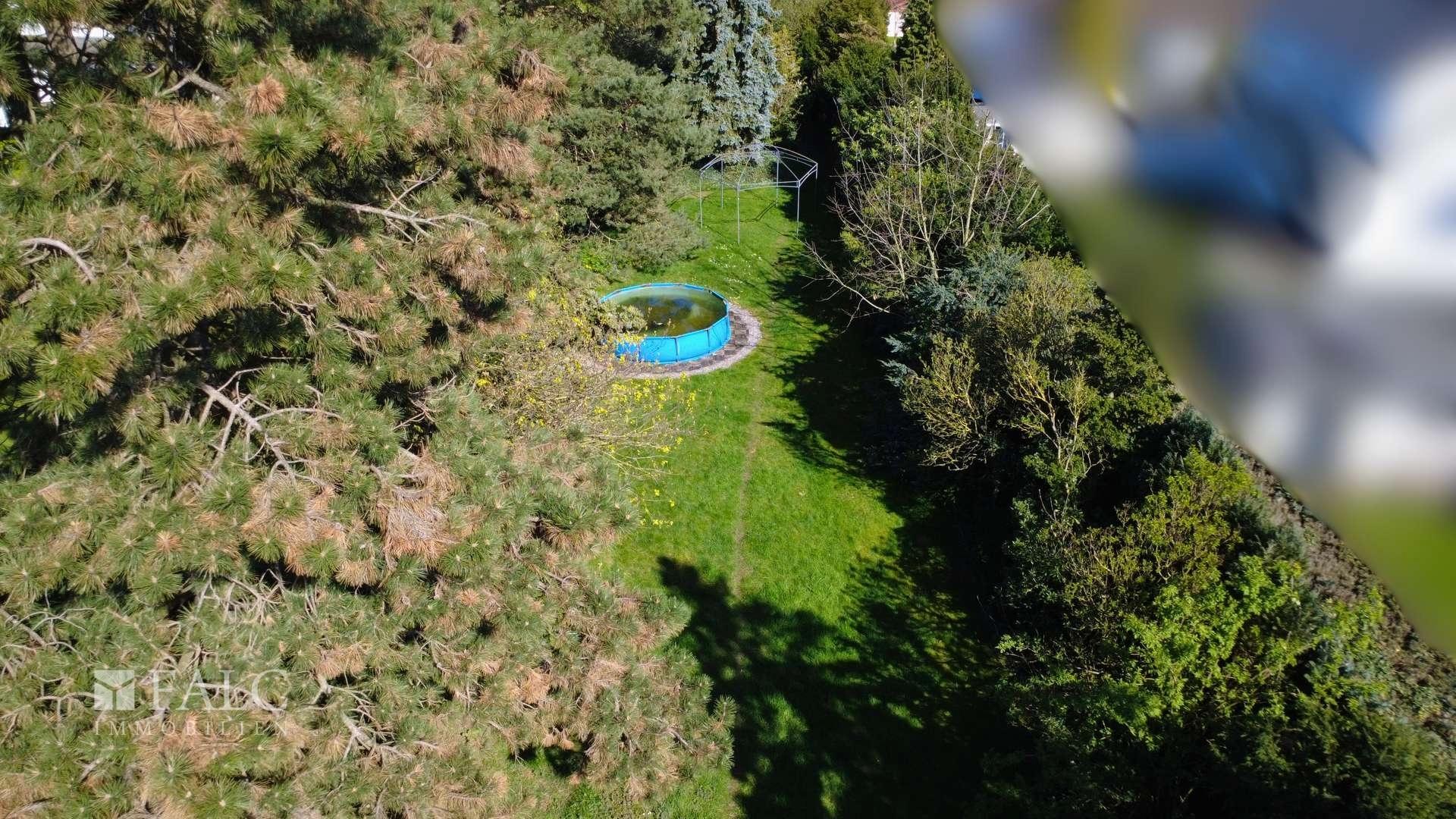 Luftaufnahme - Garten