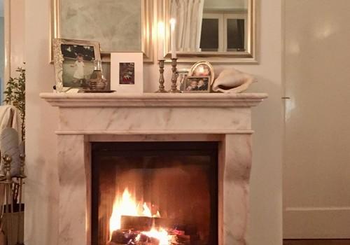 Kamin im Wohnzimmer