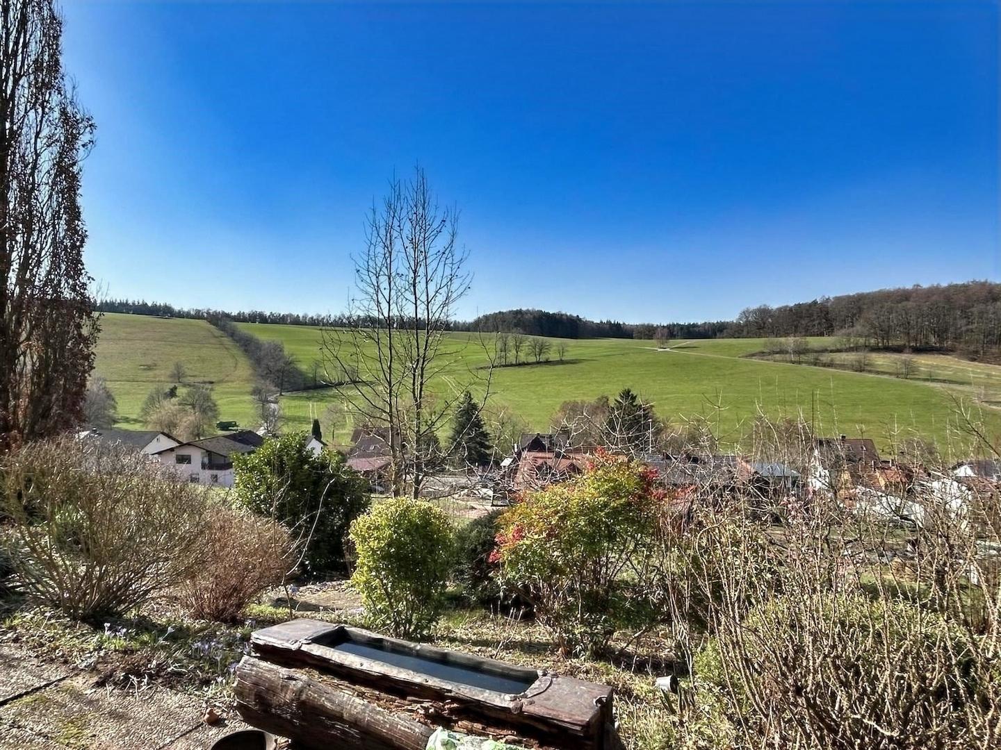 Ausblick vom Garten
