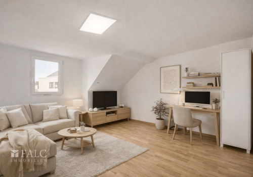 Wohnung Dachgeschoss (virtuell eingerichtet)