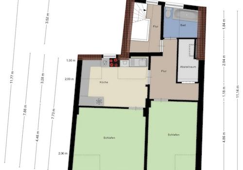 Grundriss Dachgeschoss