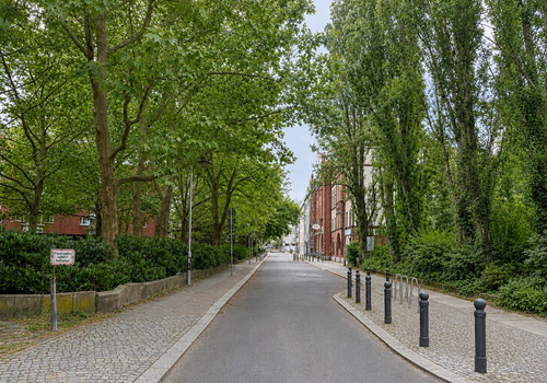 ruhige Straße
