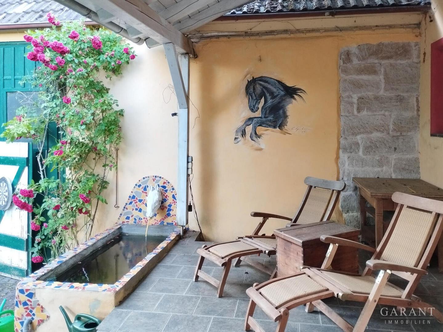 Terrasse Eingang