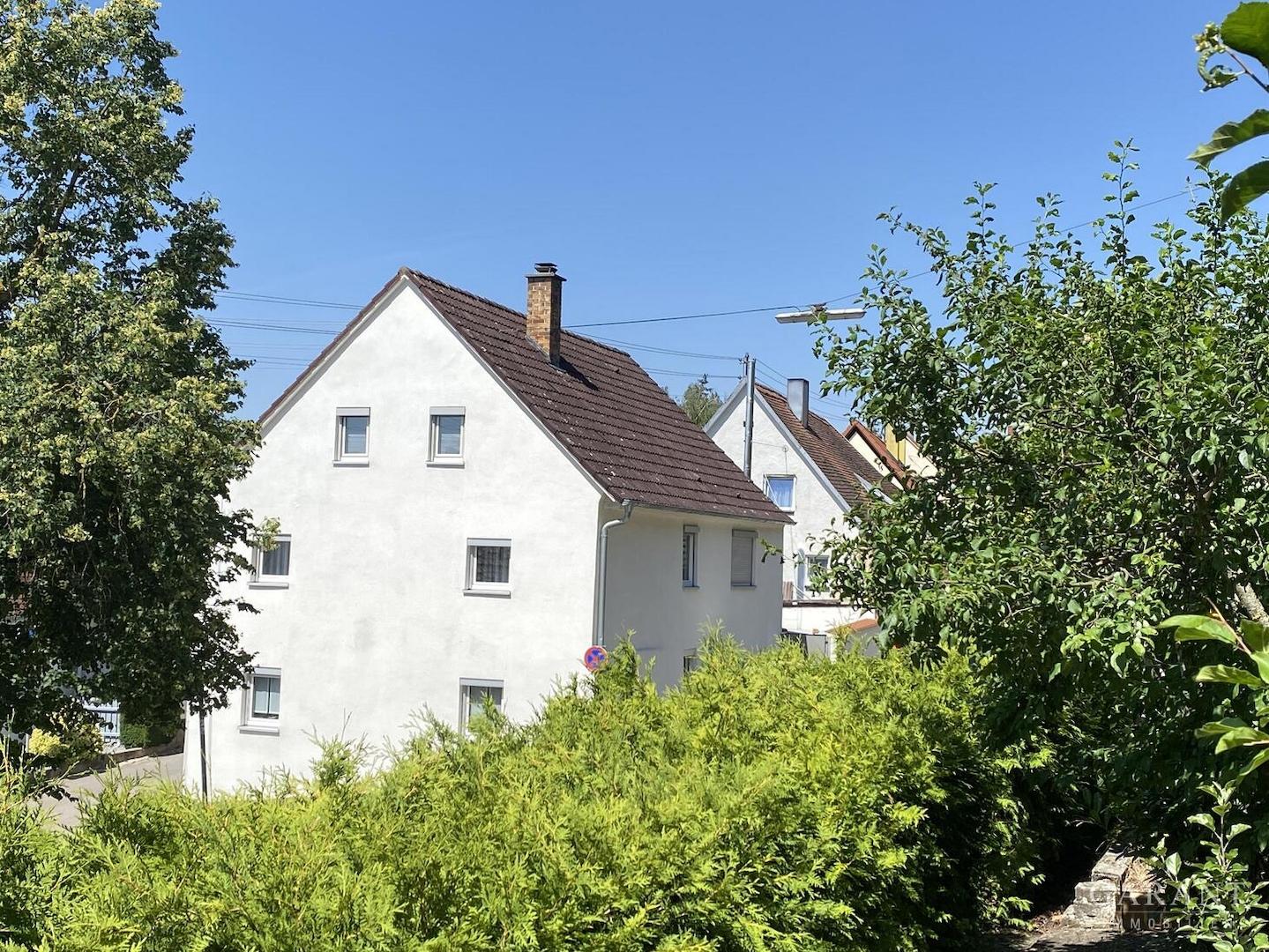 Haus vom Garten aus