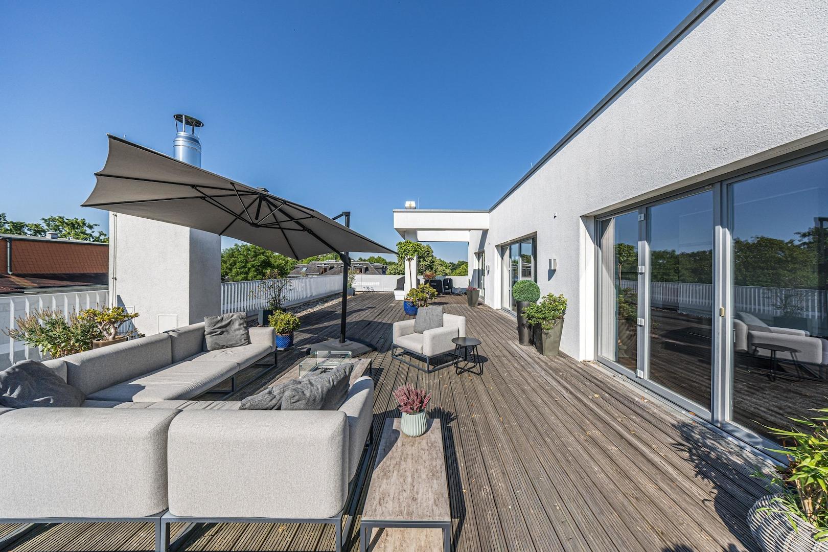 Vermietung Penthouse | Terrasse