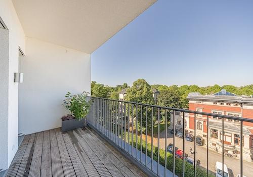 Vermietung Penthouse | Balkonblick
