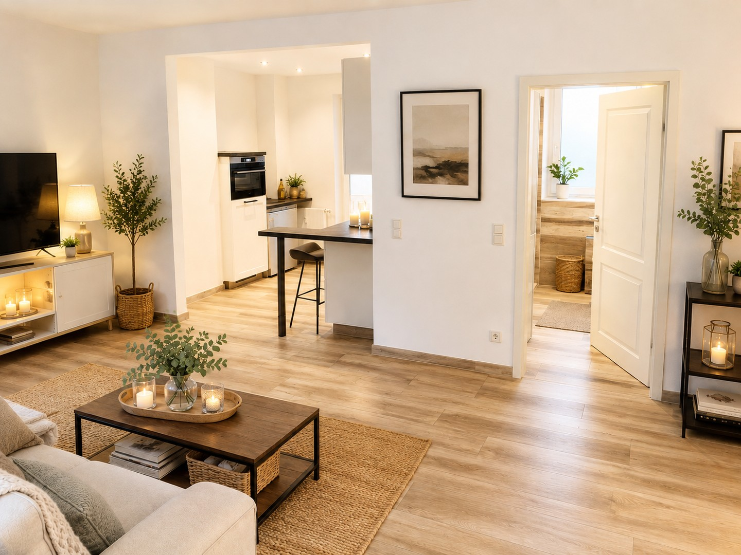 2 Zimmer Appartement + Terasse