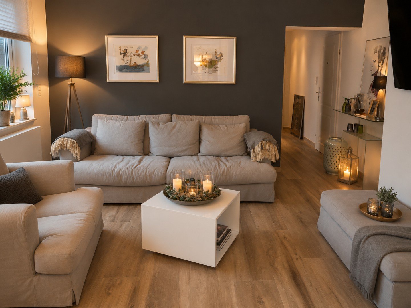 Wohnzimmer - Sitzecke TV
