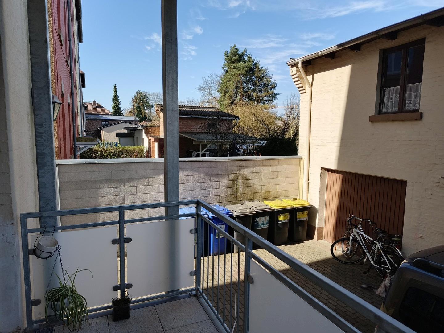 Blick vom neuen Balkon