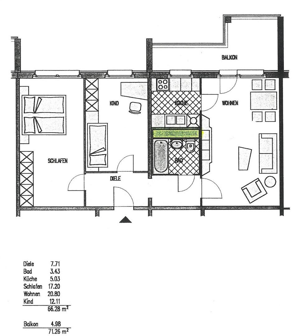 Grundrissskizze