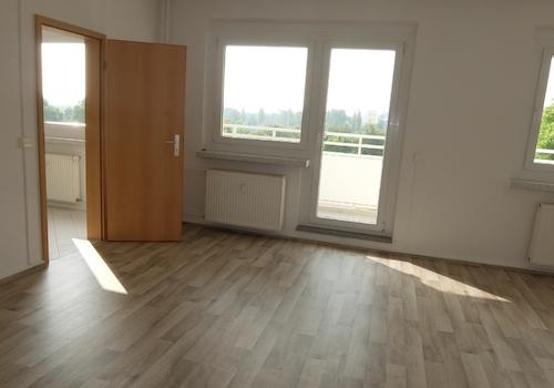 Muster Blick Wohnzimmer Balkon
