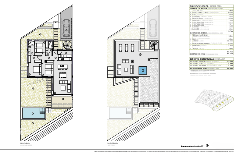 Grundriss letzte Villa Phase 1