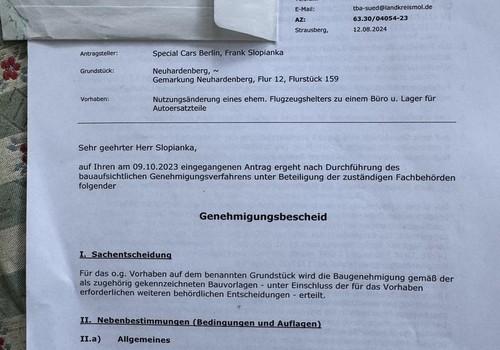 Baugenehmigung