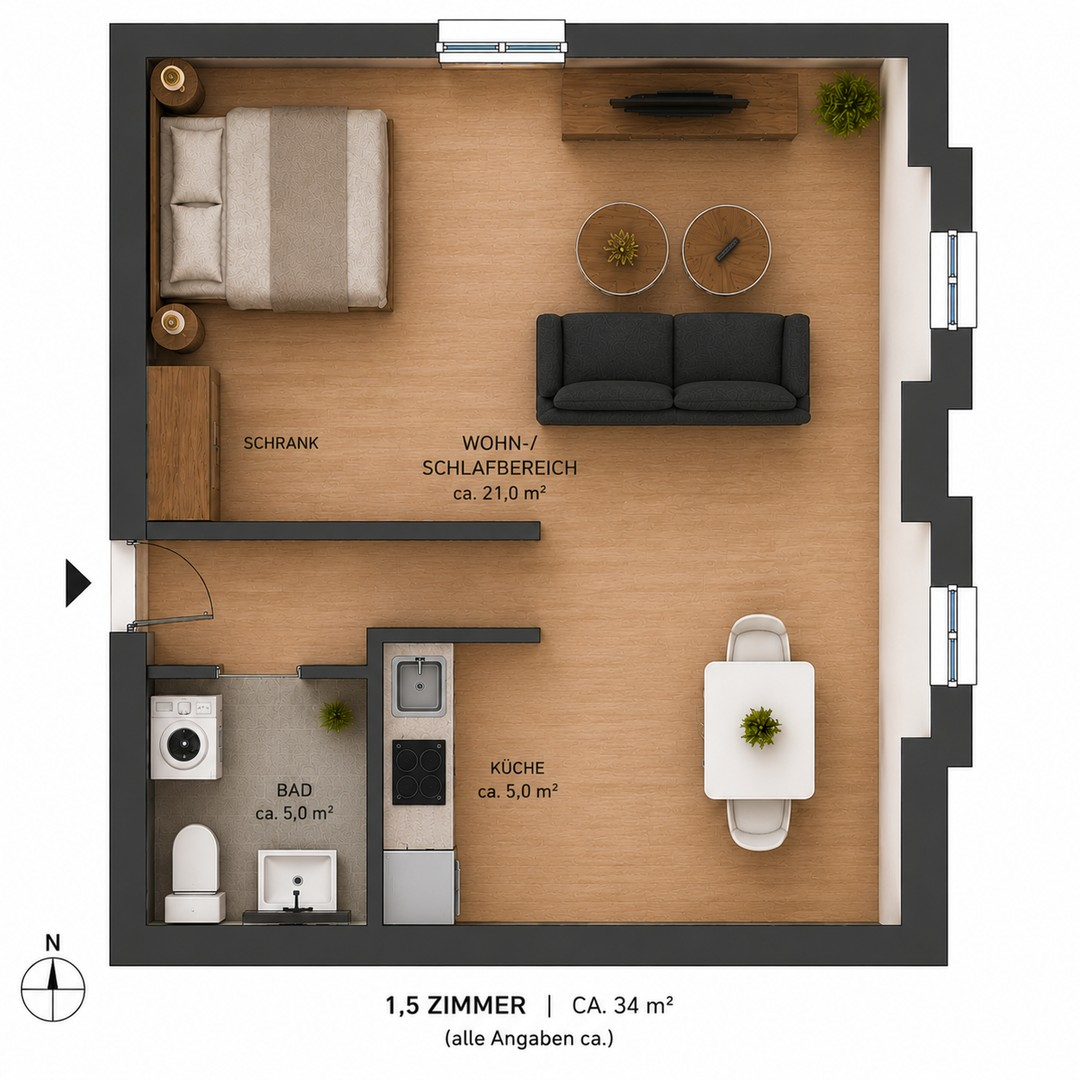 Grundriss (Beispielhaft)