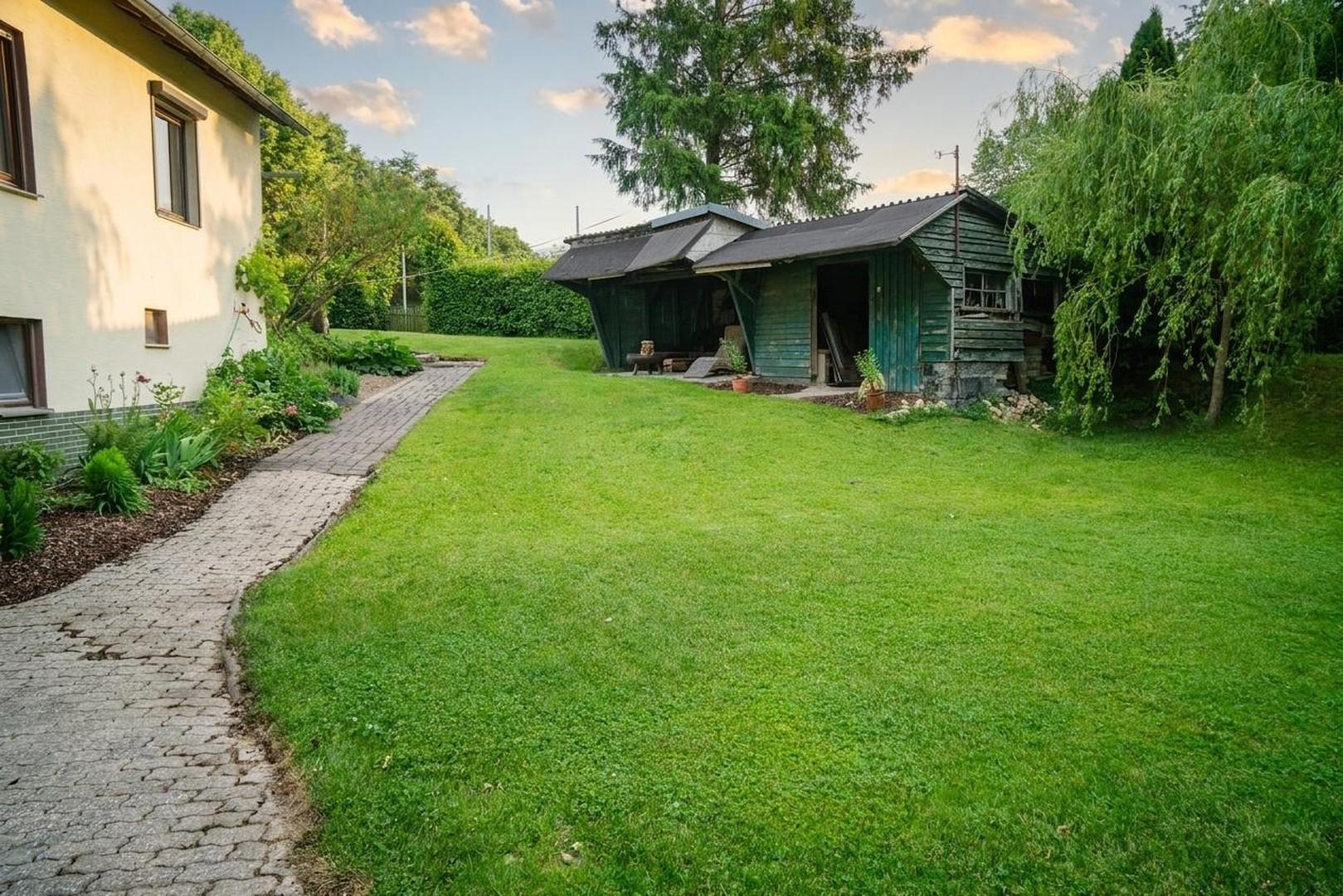 Garten und Schuppen