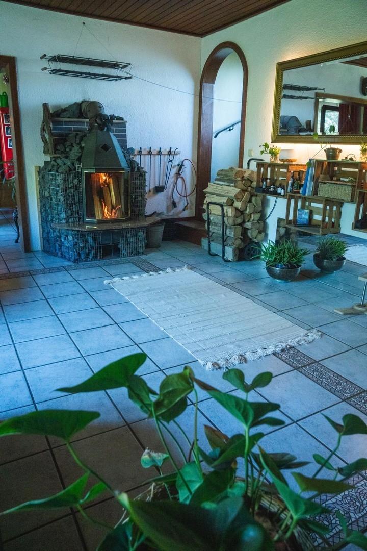 Gemütlicher Kamin