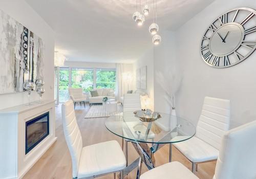 Blick ins Esszimmer