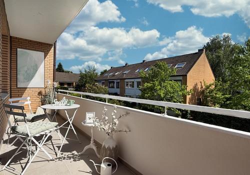 sonnenverwöhnter Balkon