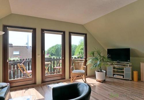 Blick ins Wohnzimmer