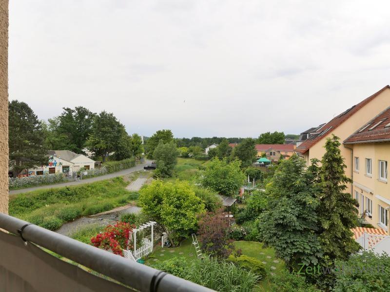 Balkonausblick bei Regenwetter