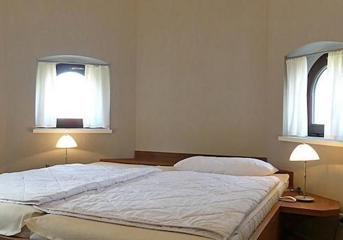 achteckiges Turm-Schlafzimmer