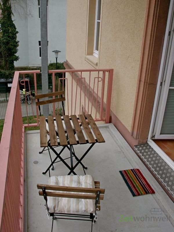 der Balkon von oben