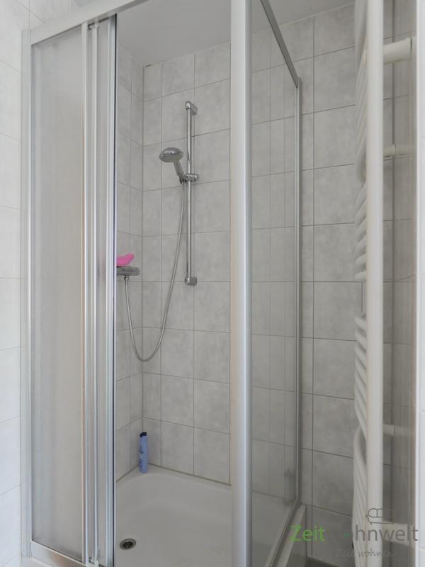 Dusche und Handtuchheizkörper