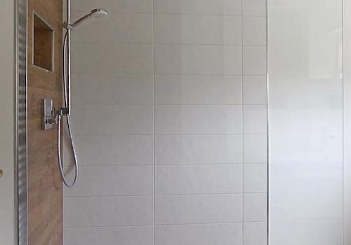 ebenerdige Glasdusche