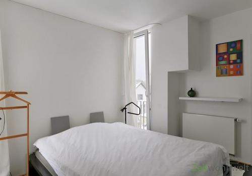 Blick ins Schlafzimmer