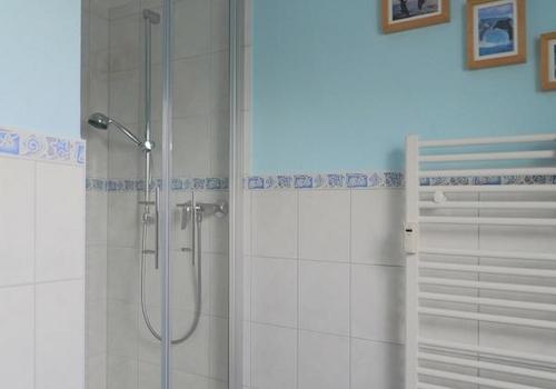 Blick zur Dusche