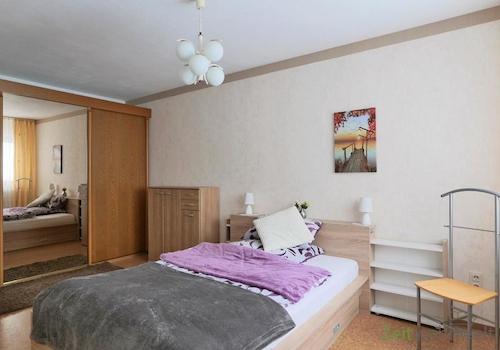 Blick ins Schlafzimmer