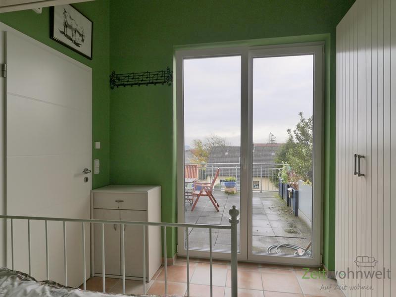 Balkonausgang am Schlafzimmer