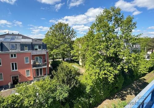 Blick vom Balkon