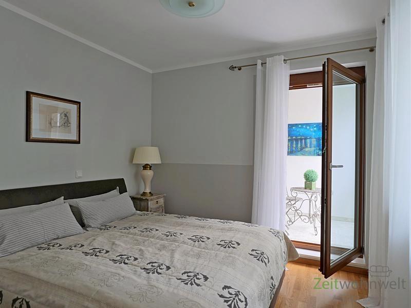 Blick ins Schlafzimmer