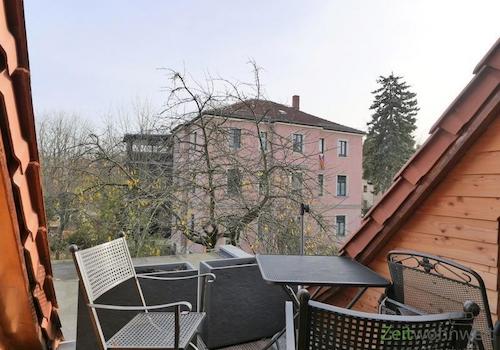Novemberblick vom Dachbalkon