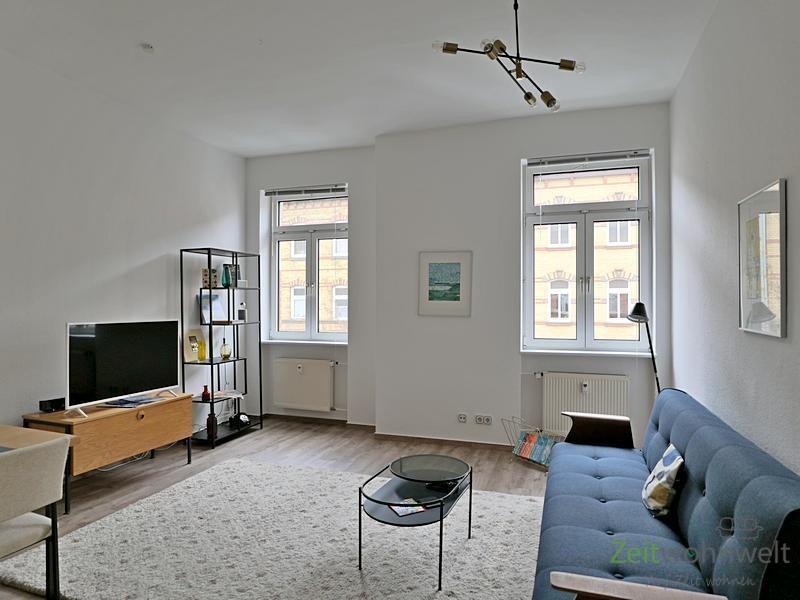 Blick ins Wohnzimmer