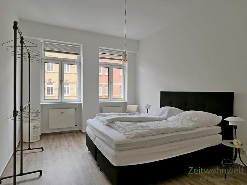Blick ins Schlafzimmer