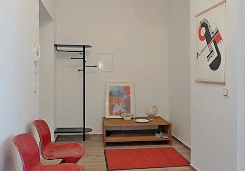 Wohnungsflur im Retro-Style