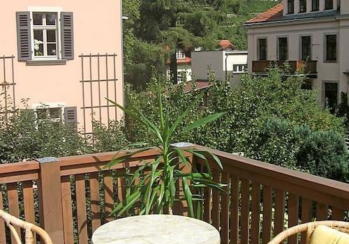 sonniger Balkon