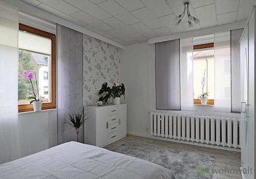 Blick ins Schlafzimmer